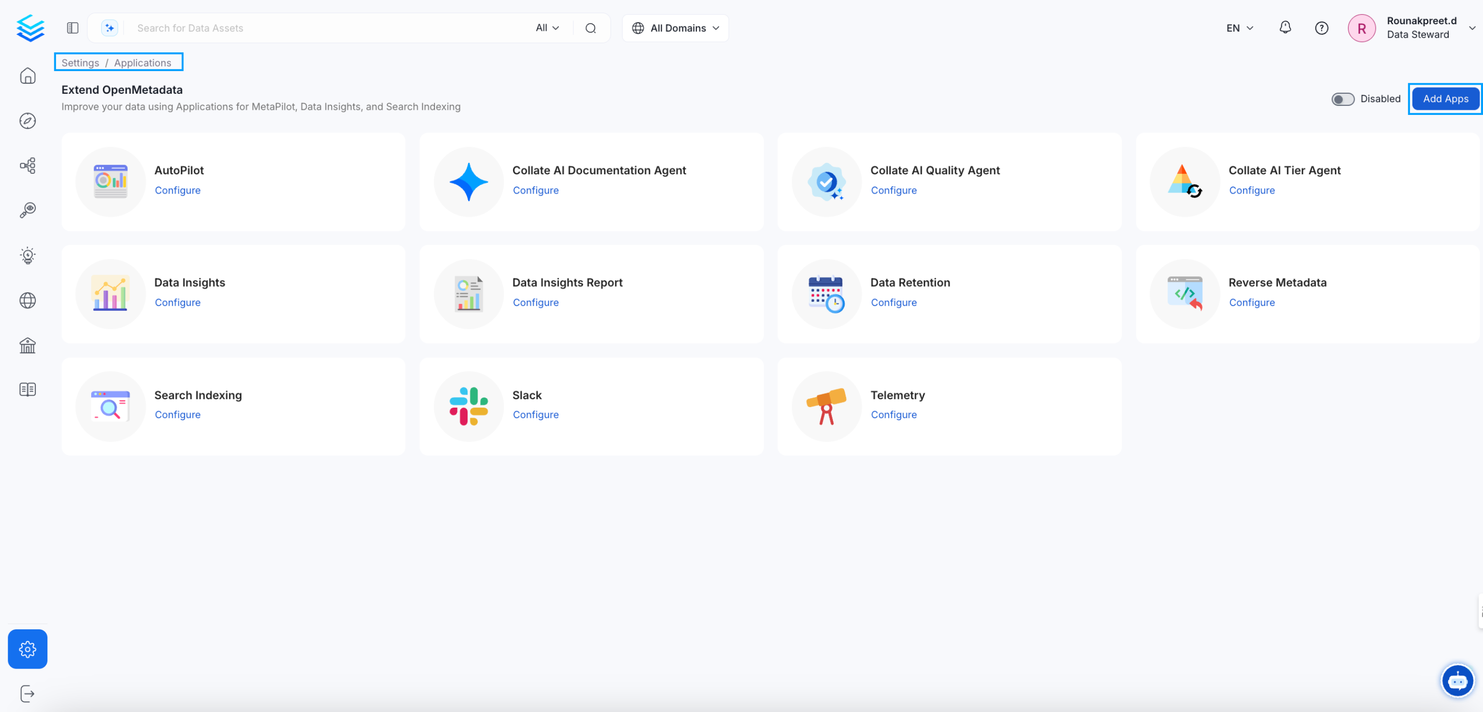 Install Reverse Metadata Application