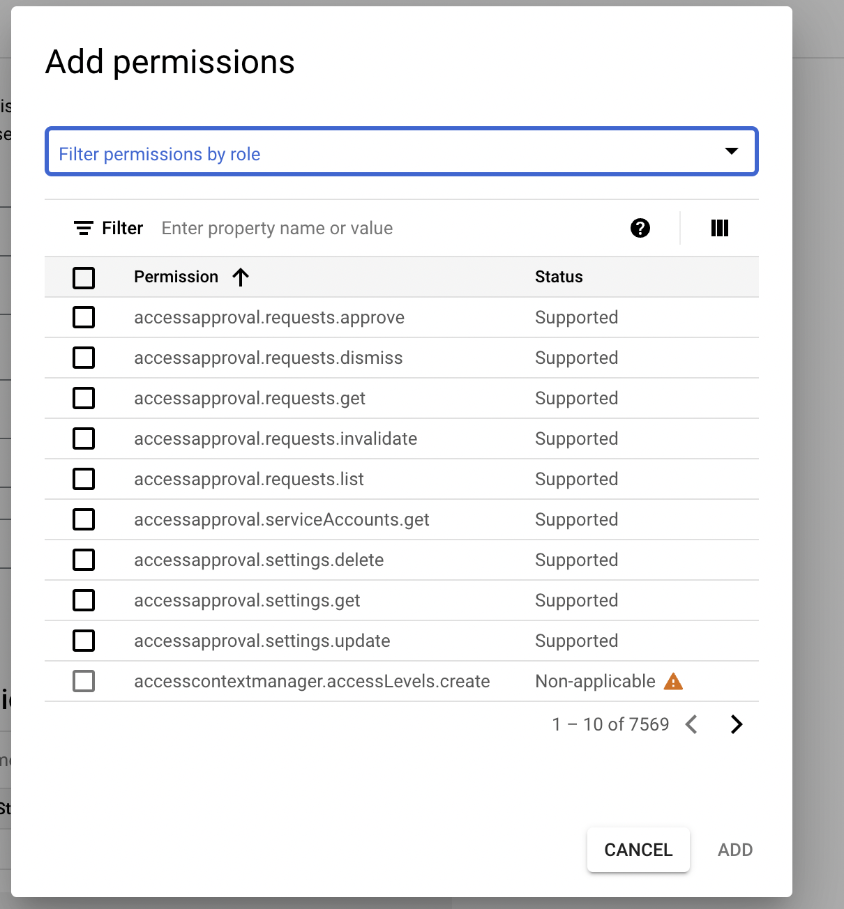 Add Permissions