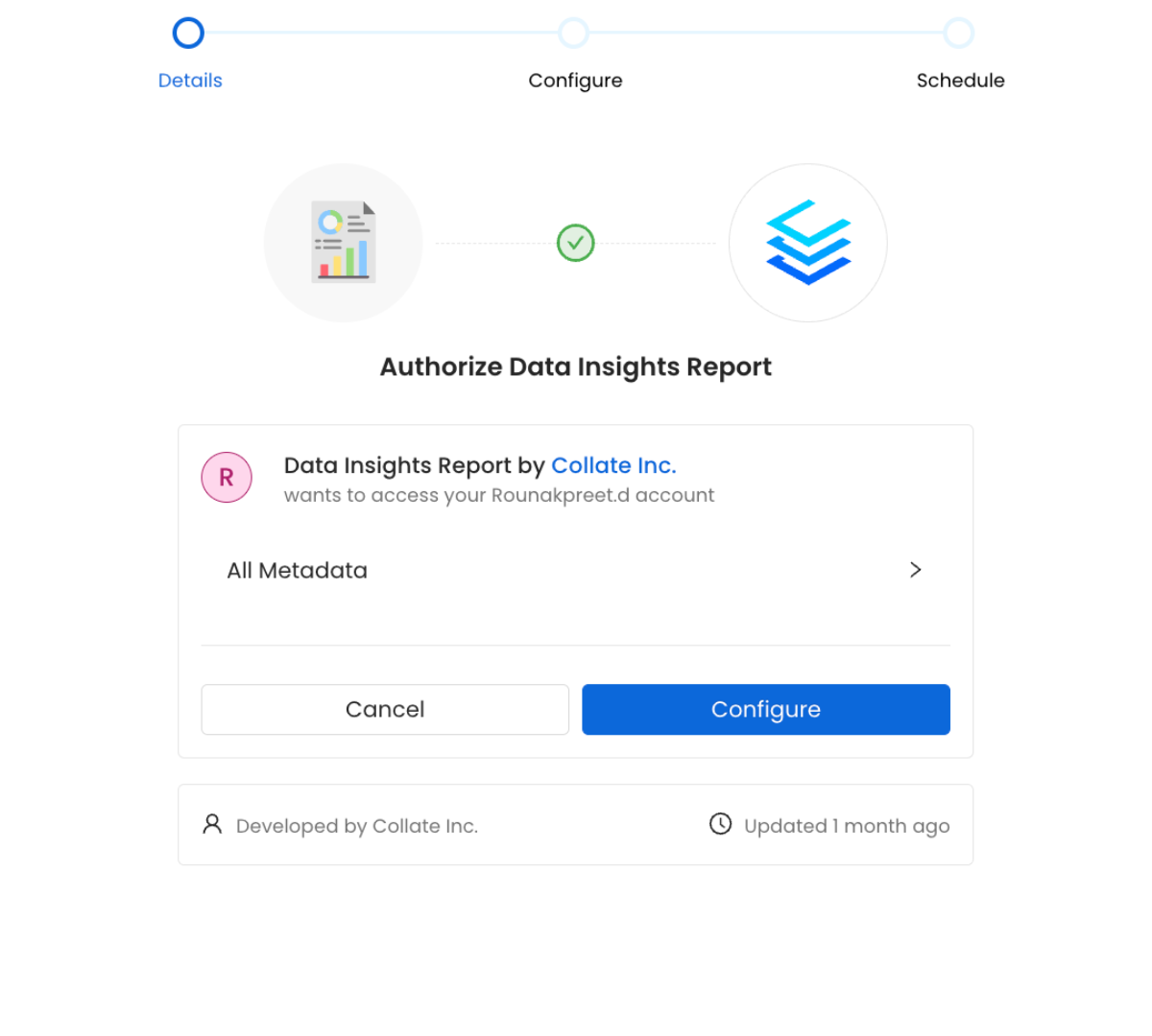 Configure the Data Insights Report