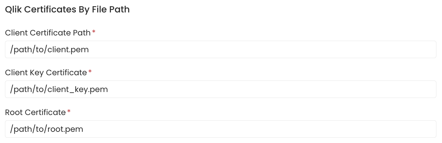 SSL Configuration by local file path