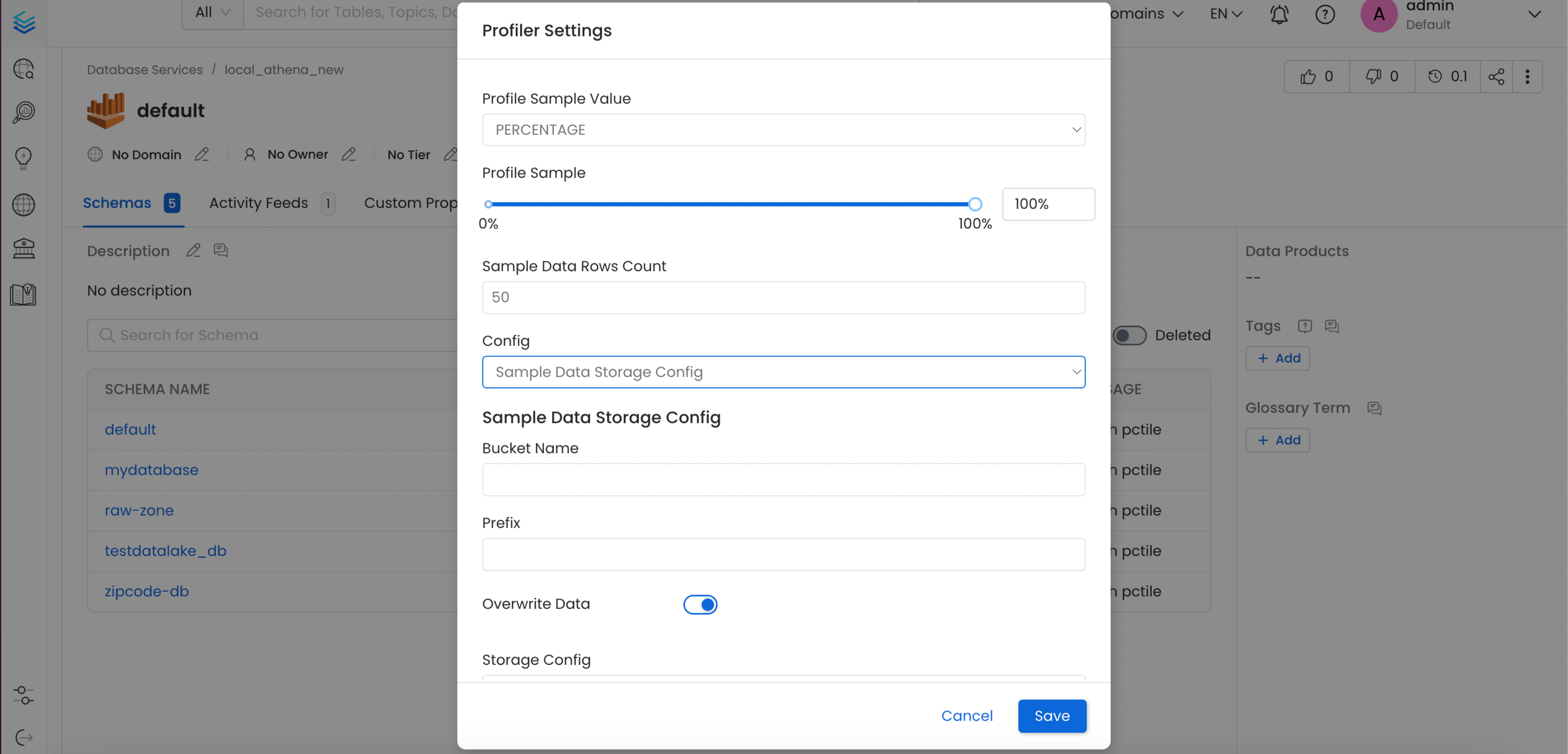 Database Storage Config - 2