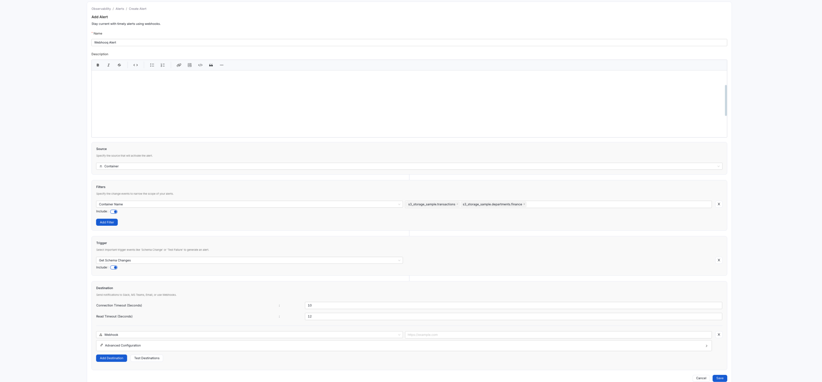 Generic Webhook